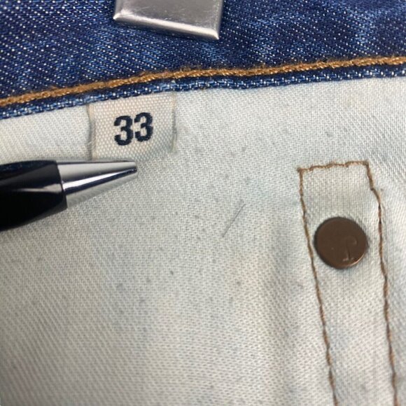 J Brand Men's Blue Kane Slim Straight Leg Distressed Denim Jeans US 33 - Picture 16 of 16